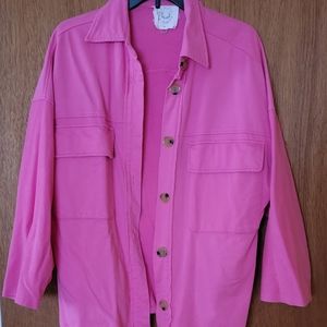 Pink Shacket